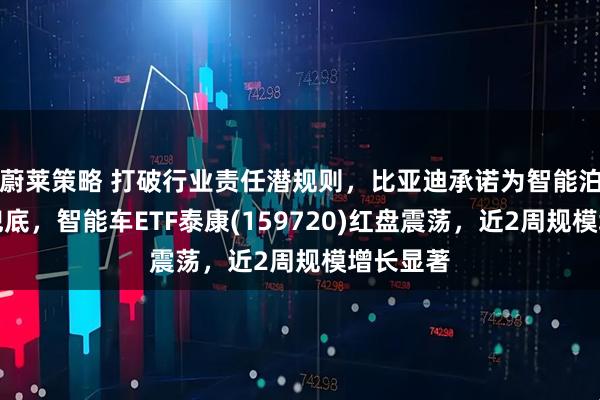 蔚莱策略 打破行业责任潜规则，比亚迪承诺为智能泊车全面兜底，智能车ETF泰康(159720)红盘震荡，近2周规模增长显著